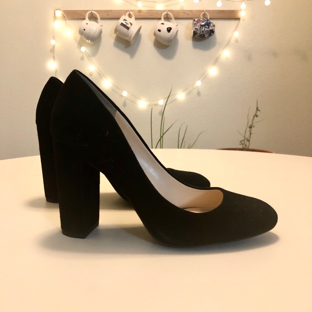 Jessica Simpson Black Block Heel Pump